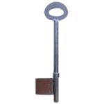 7 Gauge Rim Lock Key Blank 19mm Bit