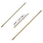 Mila Latch Dead Bolt 2 Roller 2 Mushroom Lift Lever Multipoint Door Lock