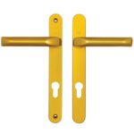 Hoppe Tokyo Lever Lever UPVC Multipoint Door Handles - 92mm PZ Unsprung 203mm Screw Centres