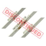 Fullex Crimebeater Latch Deadbolt 2 Hooks Flat 44mm White Faceplate Double Spindle Multipoint Door Lock