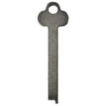 Flat Steel Key Blank 50mm