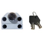 Security Grille Collapsible Gate Push Lock With Radial Key