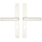 Hoppe London Lever Lever UPVC Multipoint Door Handles - 48mm PZ Sprung 215mm Screw Centres