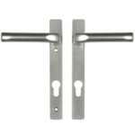 Hoppe London Lever Lever UPVC Multipoint Door Handles - 92mm PZ Unsprung 122mm Screw Centres