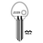 JMA ING-A Cylinder Key Blank