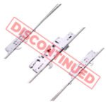 Ingenious Duplex Latch 5 Hook 2 Roller Double Spindle Multipoint Door Lock (top hook to spindle = 733mm)