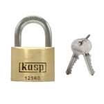 Kasp 125 series 60mm Open Shackle Brass padlock