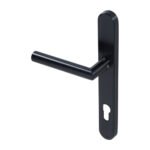 Coastal Group KM078C BLU Mitre Sprung Lever Door Handle (LEAD TIME: 2-3 DAYS)