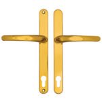 Millenco Lever Lever UPVC Multipoint Door Handles - 117mm PZ Sprung 237mm Screw Centres