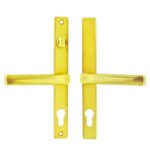 Hoppe Fullex Lever Lever UPVC Multipoint Door Handles - With Snib 68mm PZ Sprung 215mm Screw Centres