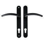 TSS Traditional Style Lever Lever UPVC Multipoint Door Handles - 92mm PZ Sprung 210mm Screw Centres