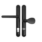 Brisant Secure Ultion TS007 2* Lever Pad UPVC Multipoint Door Handles - 92mm PZ Sprung 211mm Screw Centres