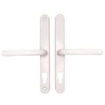 Fab & Fix Farnham Lever Lever UPVC Multipoint Door Handles - Without Snib 68mm PZ Sprung 215mm Screw Centres
