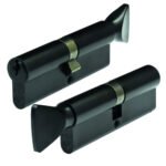 Zoo V10 Euro Key And Turn Cylinders - Black Finish (LEAD TIME: 2-3 DAYS)